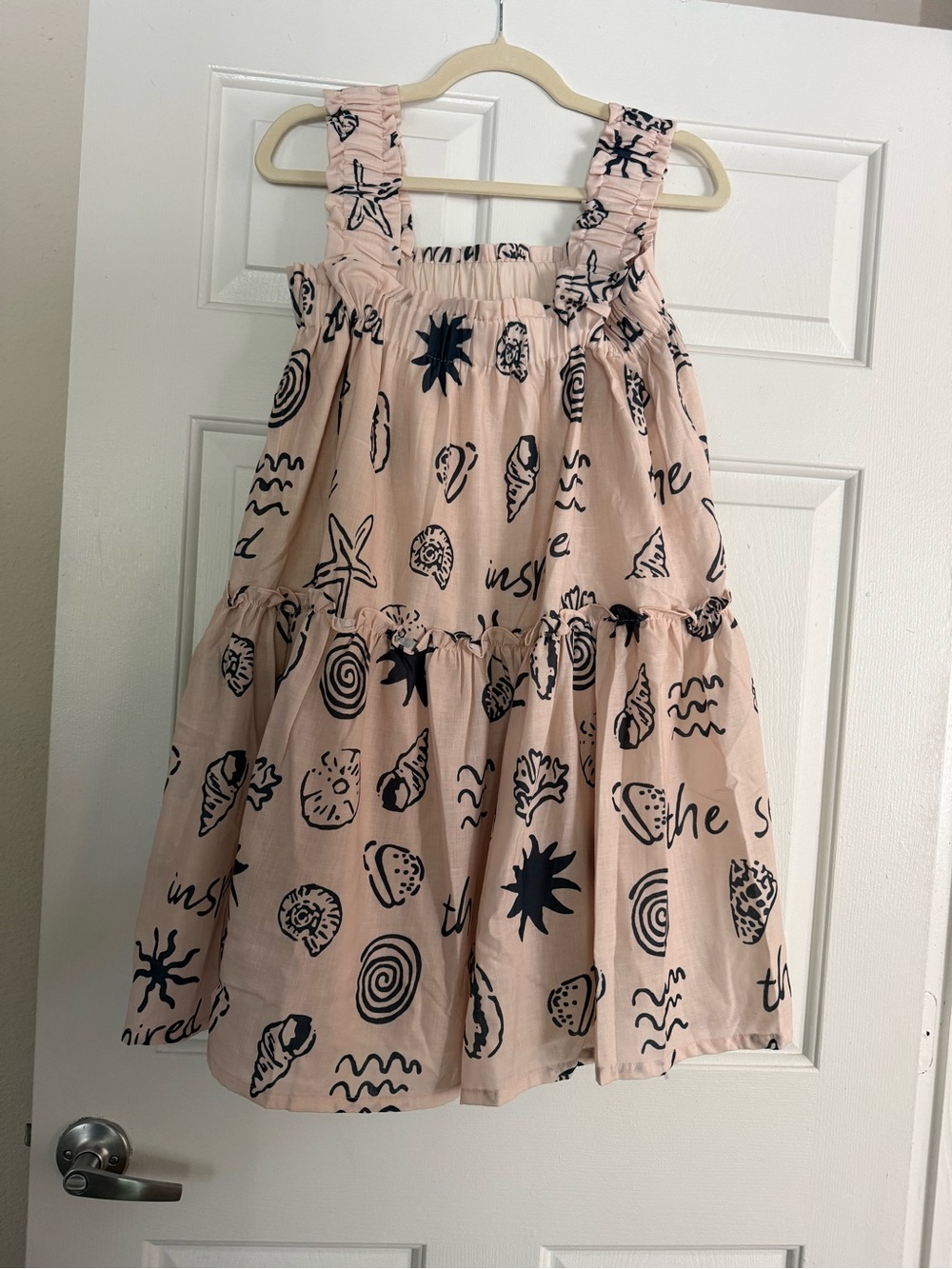 Umgee Mini Dress with Navy Nautical Print - Picture 3 of 6